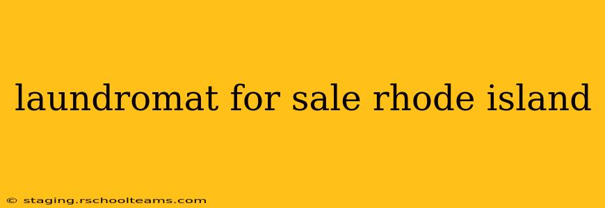 laundromat for sale rhode island