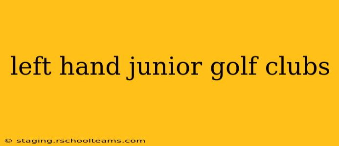 left hand junior golf clubs