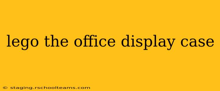 lego the office display case