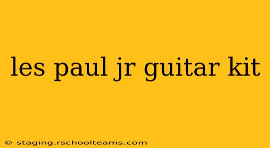 les paul jr guitar kit
