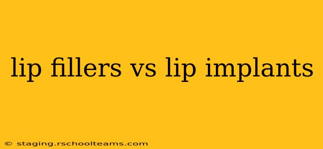 lip fillers vs lip implants