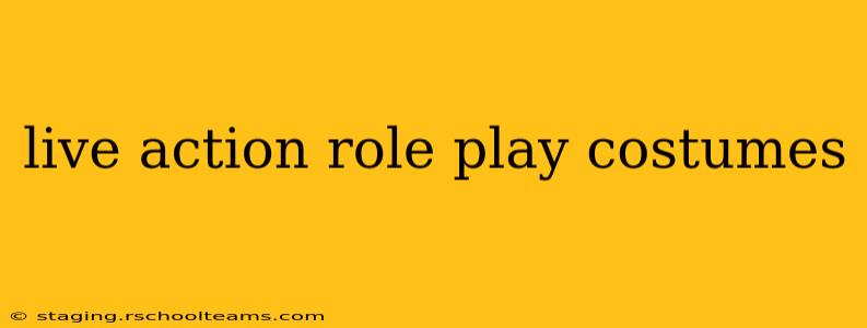 live action role play costumes
