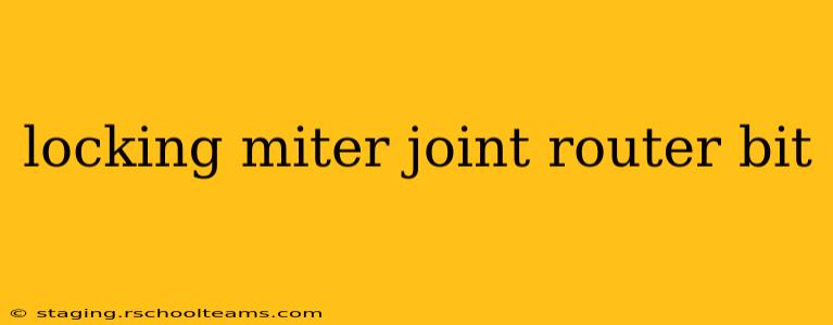 locking miter joint router bit