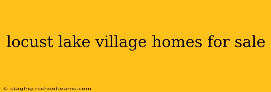 locust lake village homes for sale