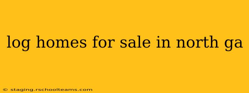 log homes for sale in north ga
