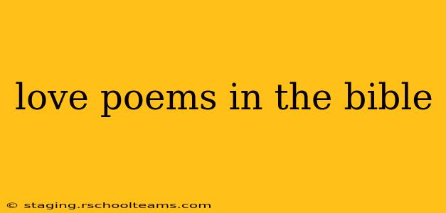 love poems in the bible