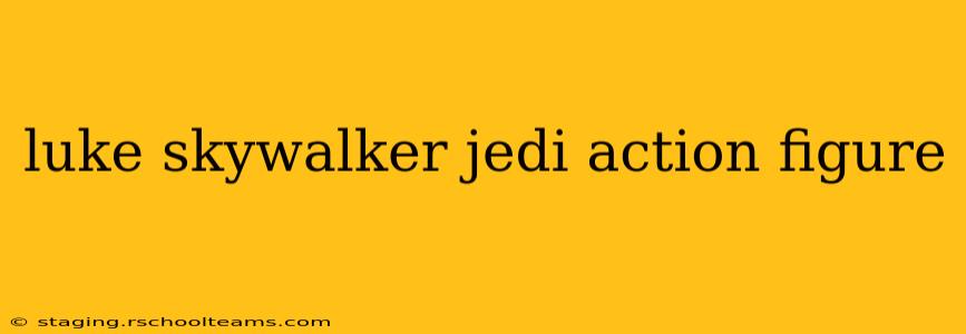 luke skywalker jedi action figure