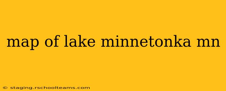 map of lake minnetonka mn