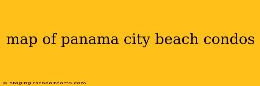 map of panama city beach condos