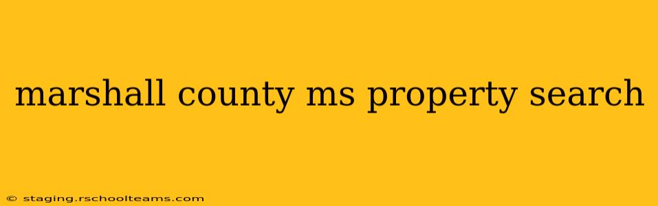 marshall county ms property search