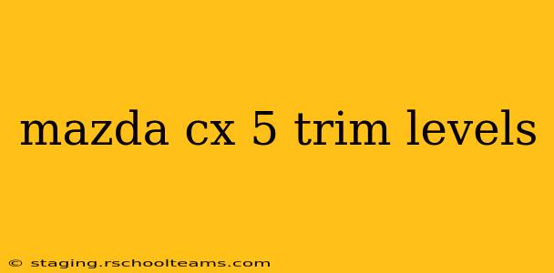 mazda cx 5 trim levels