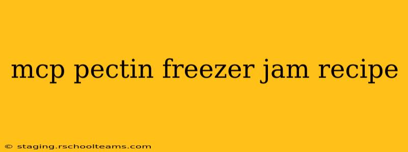 mcp pectin freezer jam recipe
