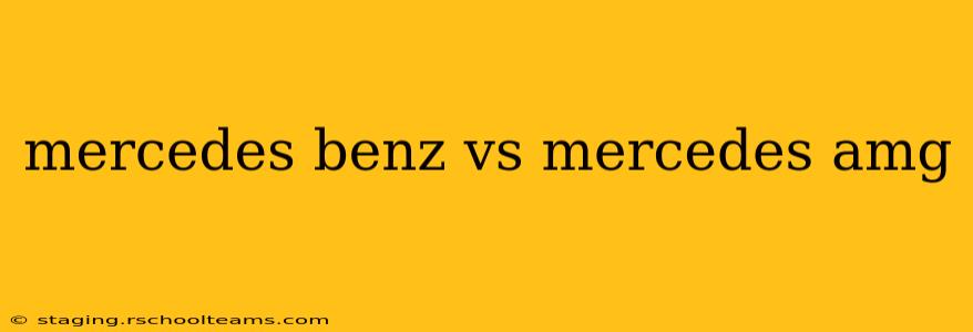 mercedes benz vs mercedes amg
