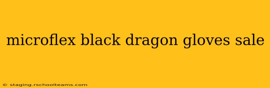 microflex black dragon gloves sale