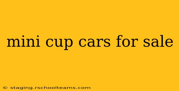 mini cup cars for sale