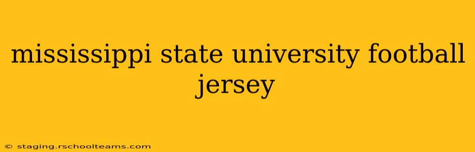 mississippi state university football jersey