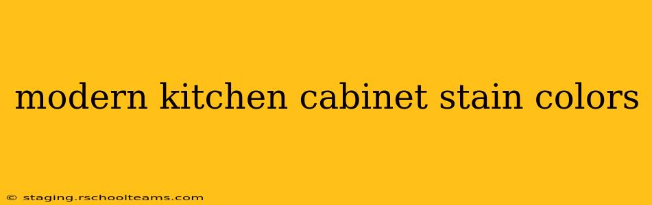 modern kitchen cabinet stain colors