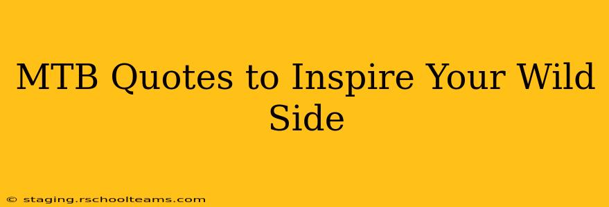 MTB Quotes to Inspire Your Wild Side