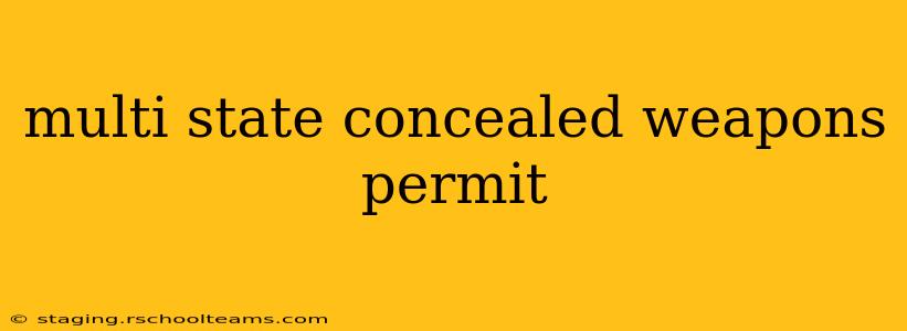 multi state concealed weapons permit