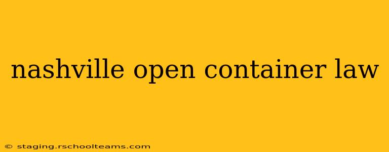 nashville open container law