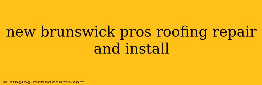 new brunswick pros roofing repair and install