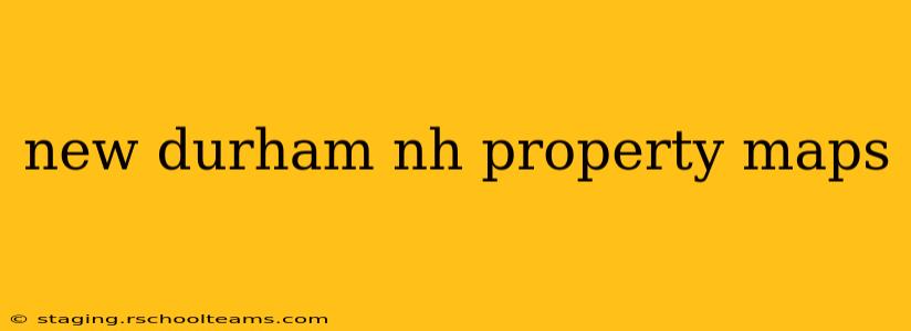 new durham nh property maps