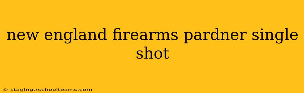 new england firearms pardner single shot