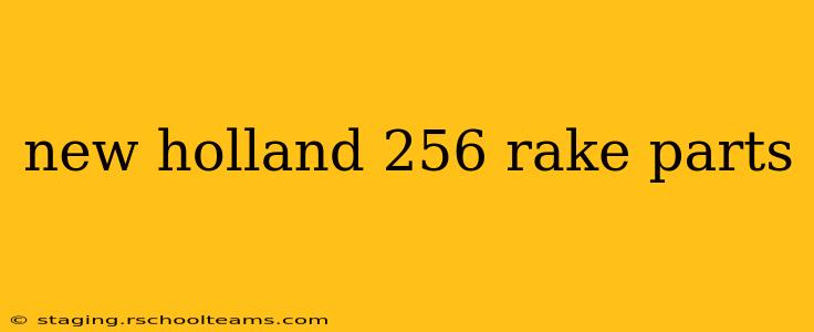 new holland 256 rake parts