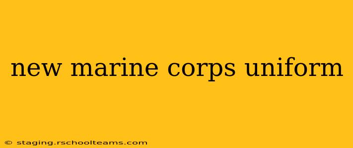 new marine corps uniform
