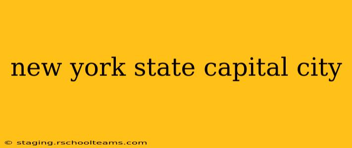 new york state capital city