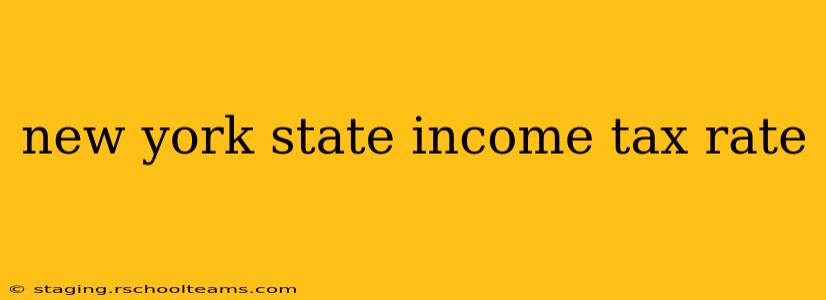new york state income tax rate