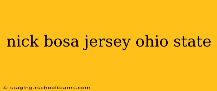 nick bosa jersey ohio state