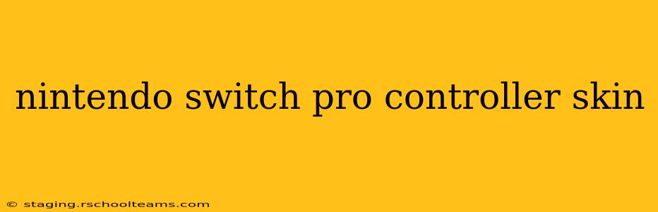 nintendo switch pro controller skin