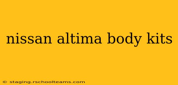 nissan altima body kits