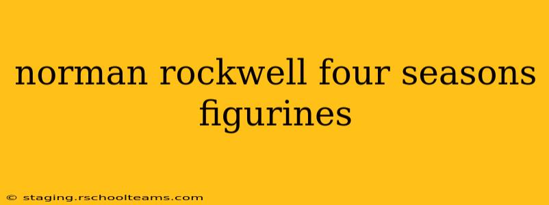 norman rockwell four seasons figurines