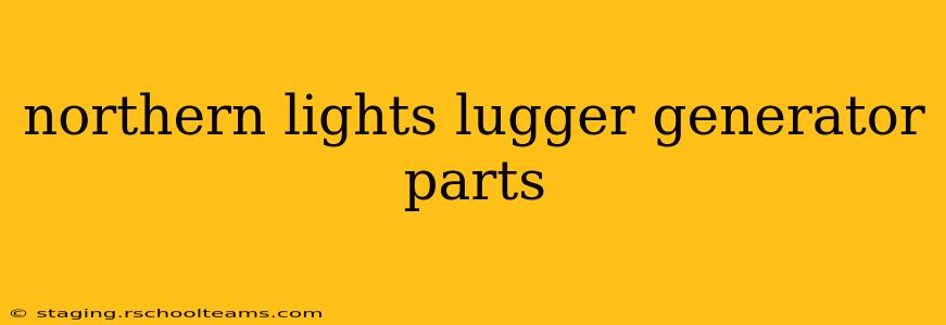 northern lights lugger generator parts