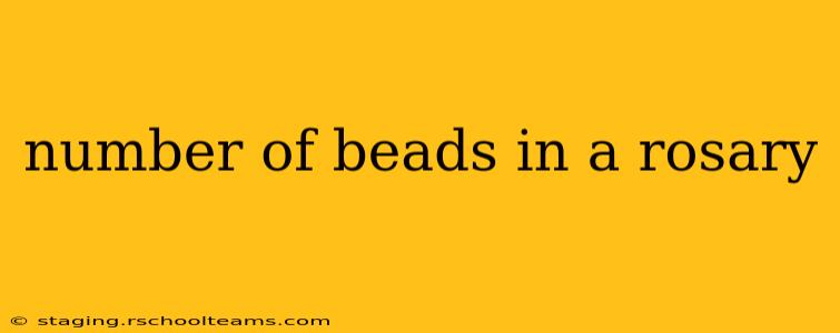 number of beads in a rosary