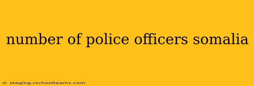 number of police officers somalia