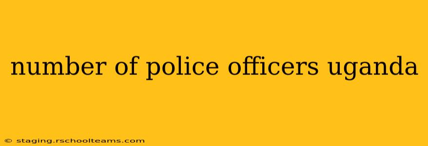 number of police officers uganda