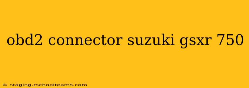 obd2 connector suzuki gsxr 750