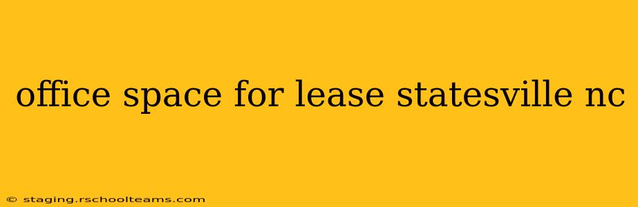 office space for lease statesville nc
