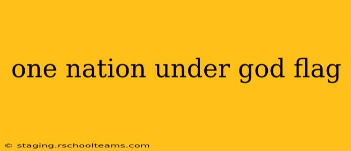 one nation under god flag