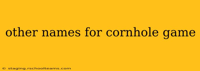 other names for cornhole game