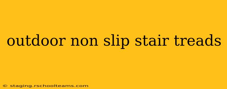 outdoor non slip stair treads