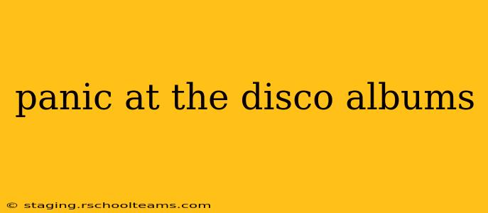 panic at the disco albums