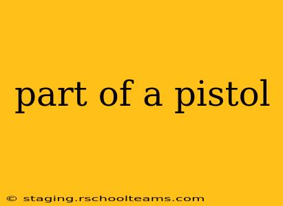 part of a pistol