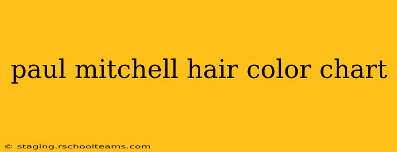 paul mitchell hair color chart