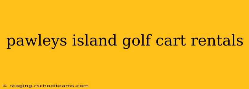 pawleys island golf cart rentals