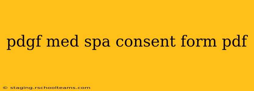 pdgf med spa consent form pdf