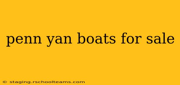 penn yan boats for sale